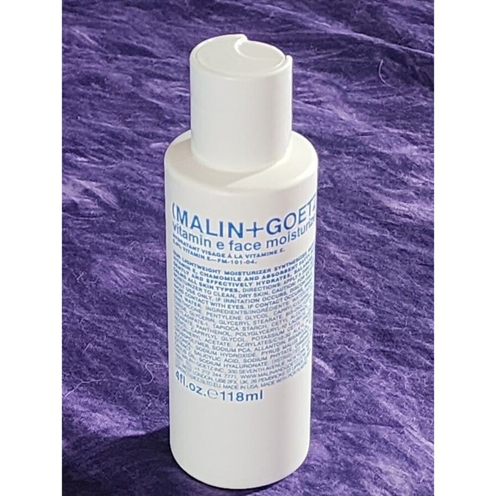 MALIN + GOETZ Vitamin E Face Moisturizer 4 oz Daily All Skin Care Hydrate Sealed